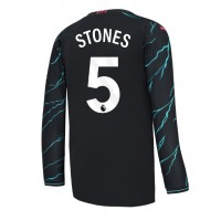 Camiseta Manchester City John Stones #5 Tercera Equipación 2023-24 manga larga